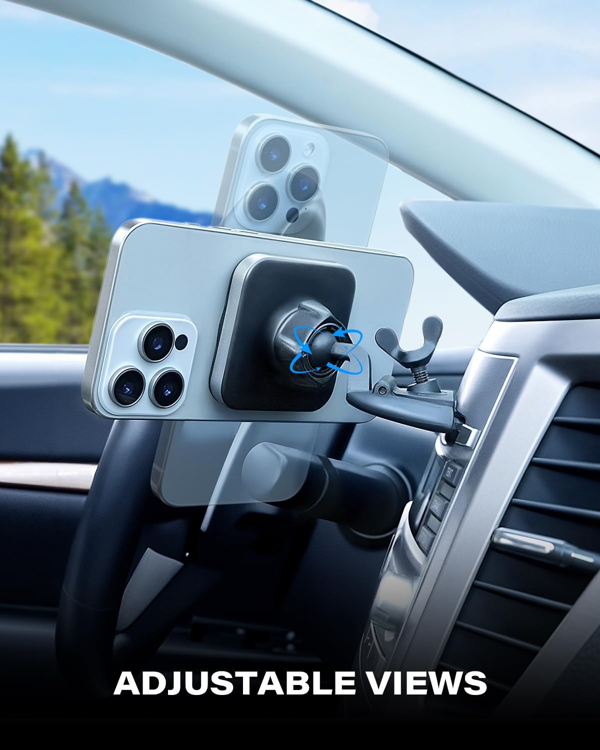1Zero [20 N55 17 16 15 14 13 12 for Magsafe CD Phone Holder for Car Ultra Strong Magnets] Magnetic CD Player Phone