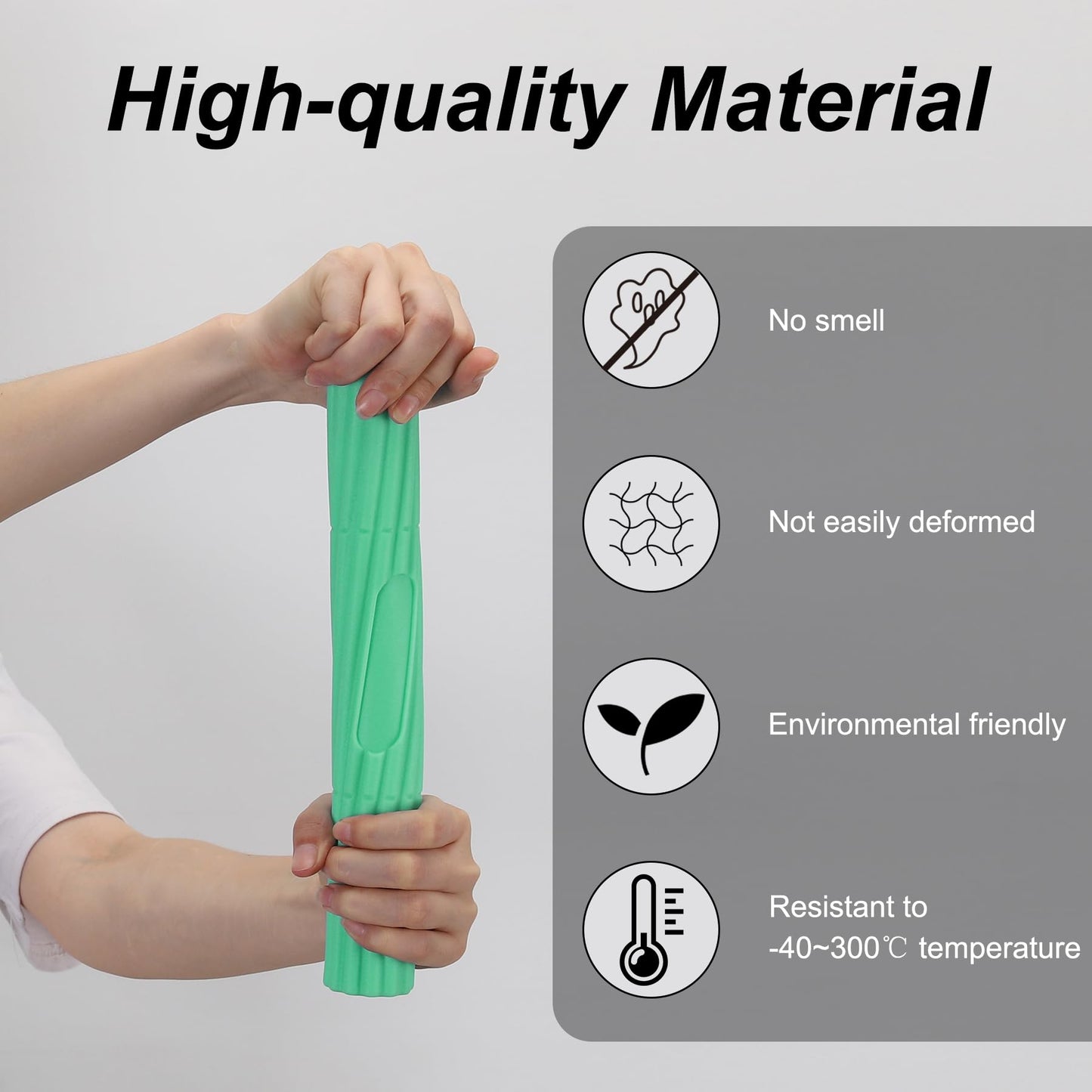 Flex Therapy Bar Strengthener, Tennis Elbow Physical Therapy Bar, Resistance Bar for Golfers Elbow, Tendonitis, Wrist, Forearms Pain Relief