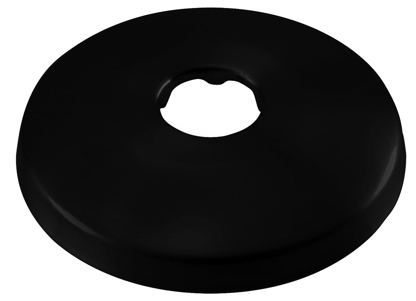 Westbrass A105KBN-62 5/8" x 3/8" OD x 20" Bullnose Riser Supply Line Kit with Round Handle Angle Supply Shut Off Valve for Faucet, Matte Black