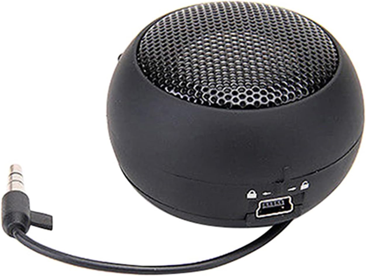 YOXIER Mini Portable Hamburger Speaker in Black Ideal for On-the-Go