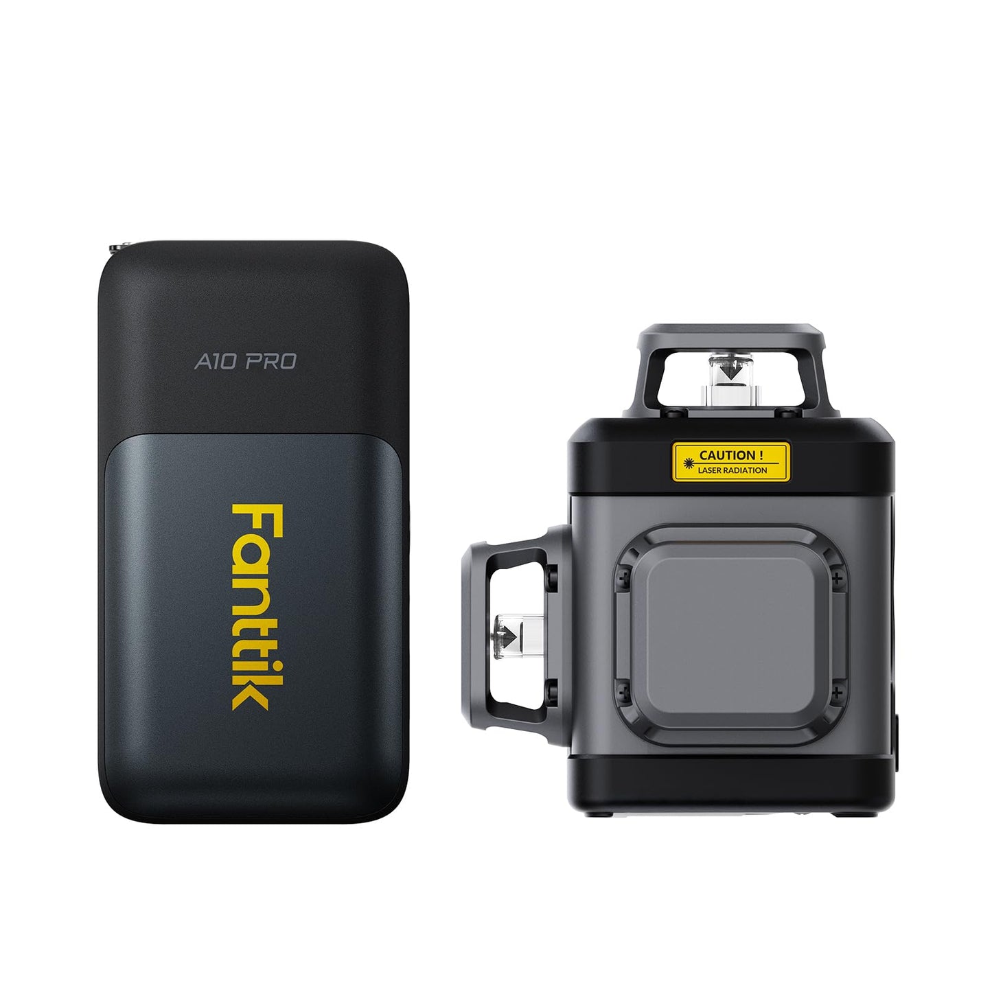 Fanttik A10 Pro 2-in-1 Digital Laser Tape Measure with HD IPS Color Display & Fanttik D12 Ace Laser Level 360 Self Leveling