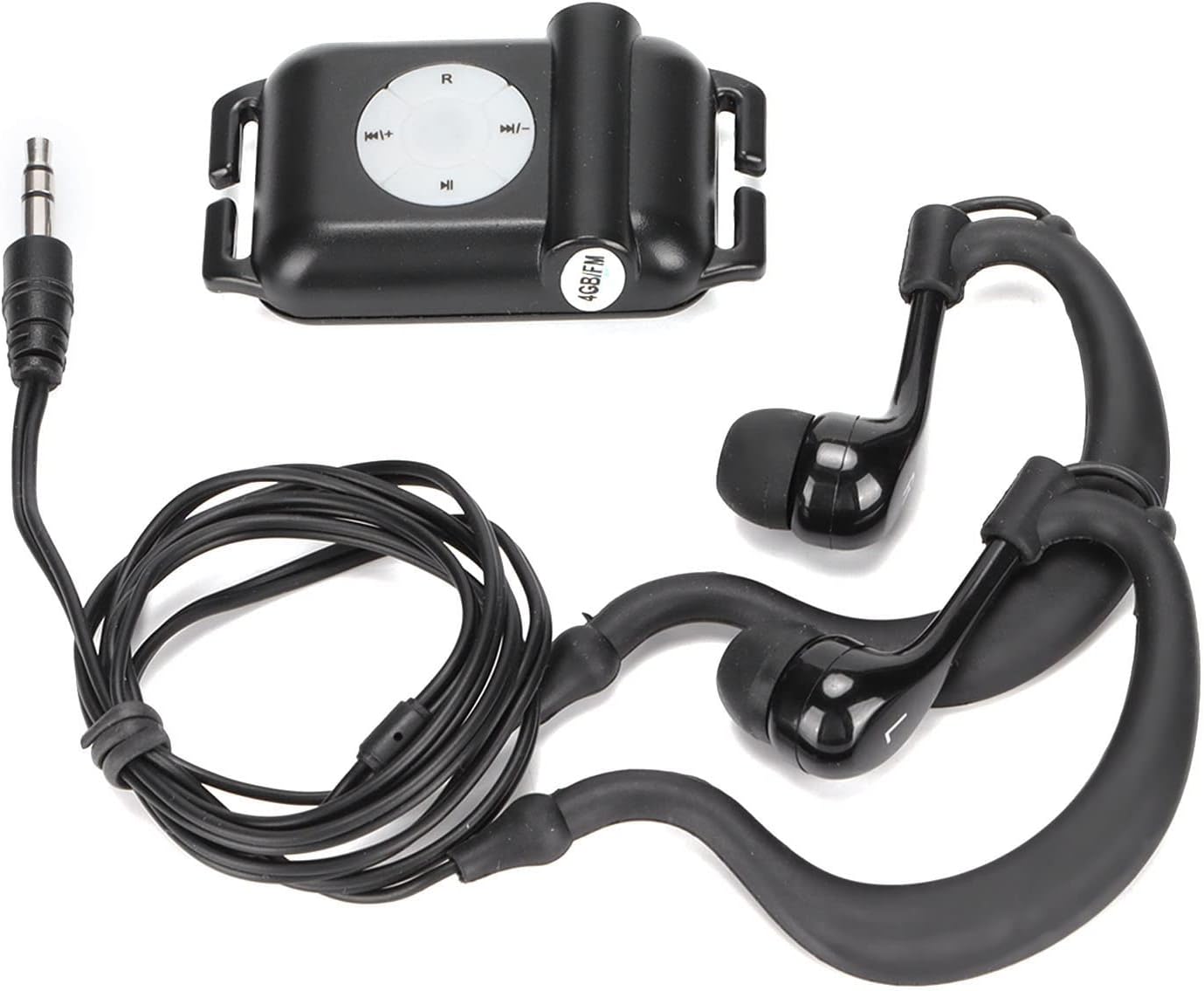 Beufee Mp3 Swimming, Swimming Headset Mp3 Swimming MP3 Waterproof Player for Underwater Player Music Player Player