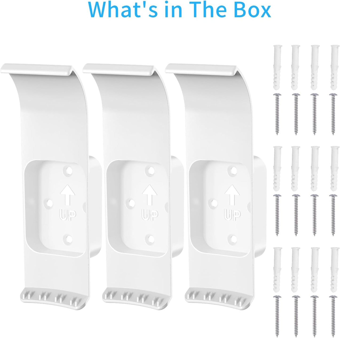 Mamerry 7 7 (3 Pack) eero Max Wall Mount, Wall Brackets ABS Router Holder Compatible with eero Max Extender Space