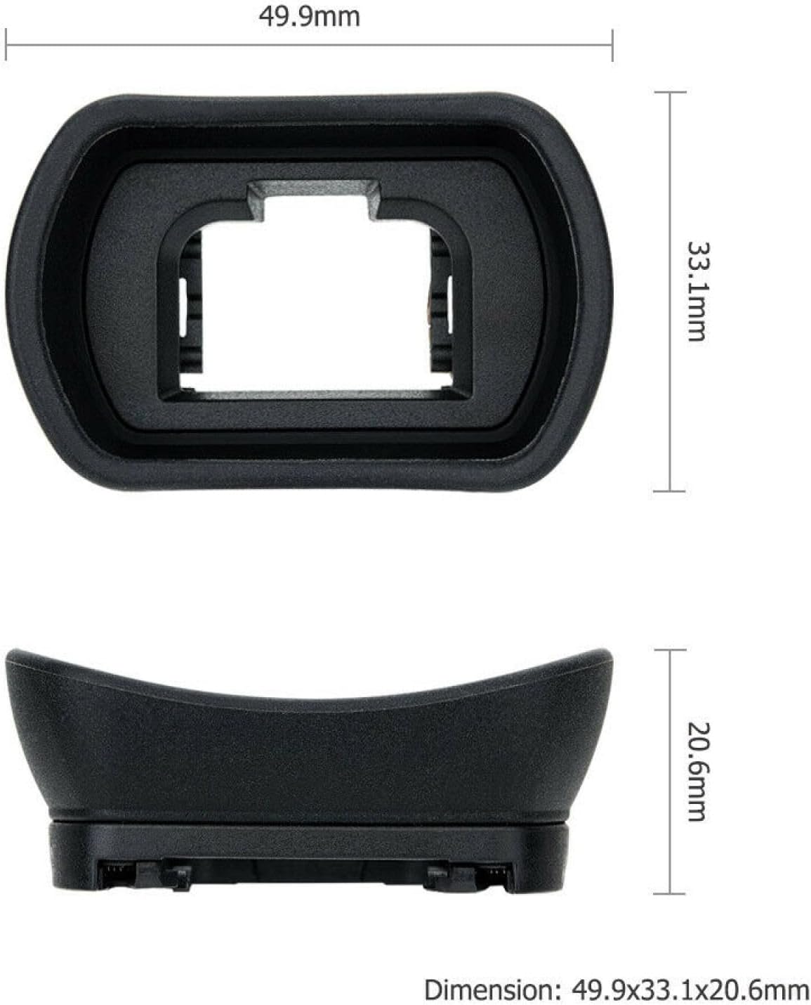 DBEIXIWEI A7III A7II A7RIV A7RIII A7RII Camera Eyecup Eyepiece Viewfinder Replacement for Sony Camera