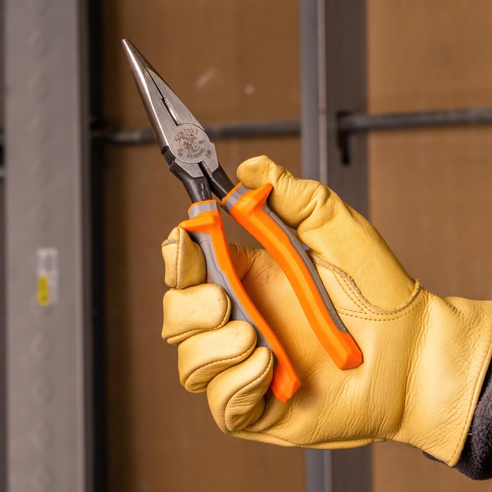 Klein Tools 9421R 1000V Insulated Plier Tool Set, Made in USA, with 3 Pairs of Pliers, Cable Cutter, Wire Stripper, and 2 Screwdrivers, 7-Piece