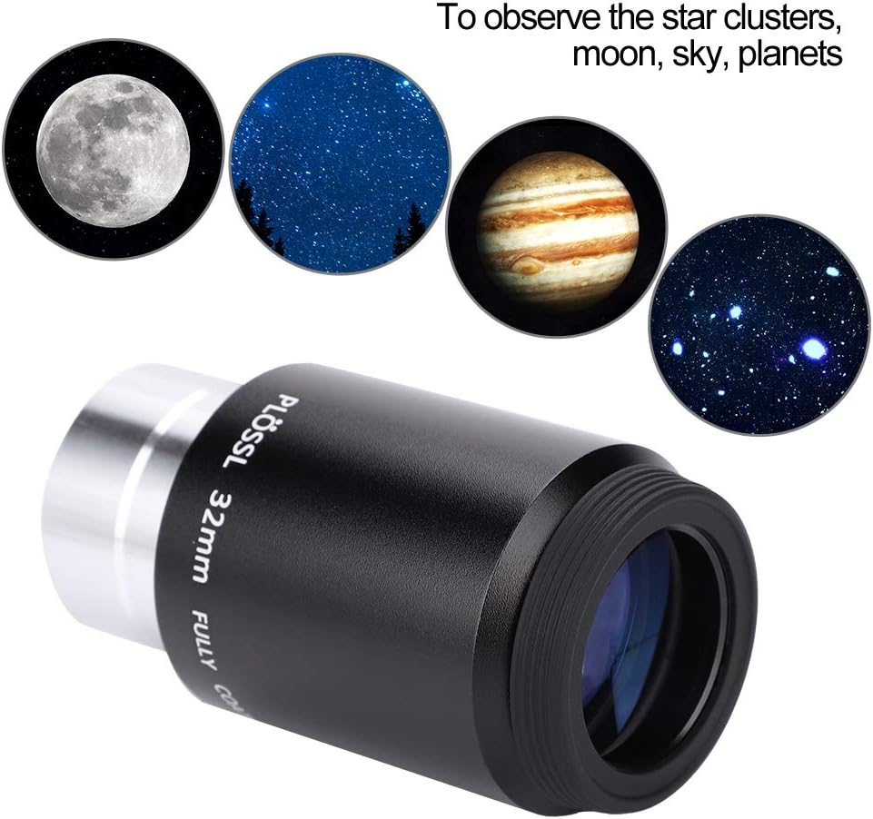 fo sa 1.25" 52 32mm Astronomical Telescope Eyepieces, Zoom Eyepiece with Multilayer Coating, Degree HD Zoom Lens