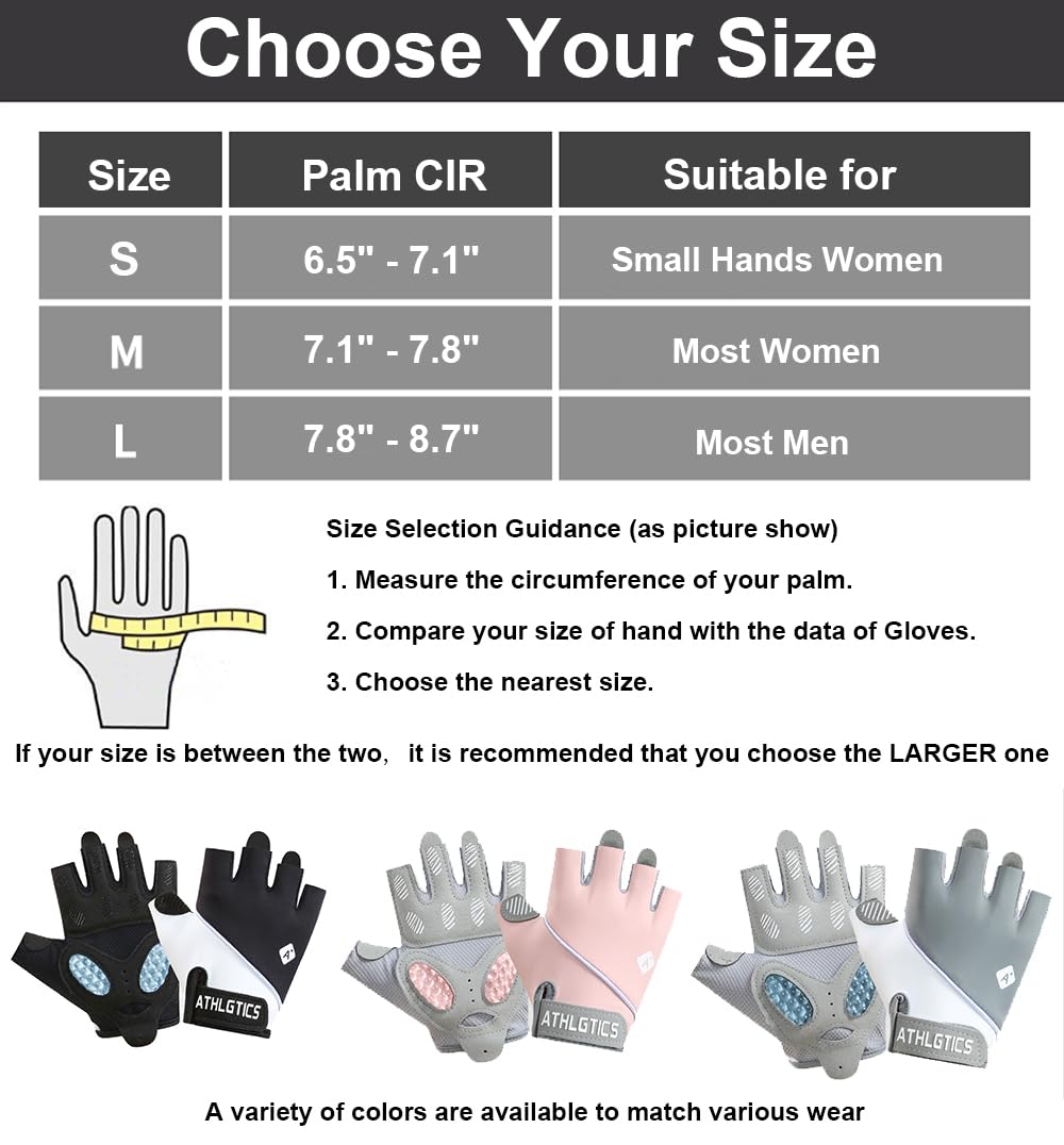 Workout Gloves Women & Men, Semisolid Silica Gel Anti-Slip Weight Lifting Gloves for Women, Breathable Womens Workout Glove Fitness Glove (Pink, Small)