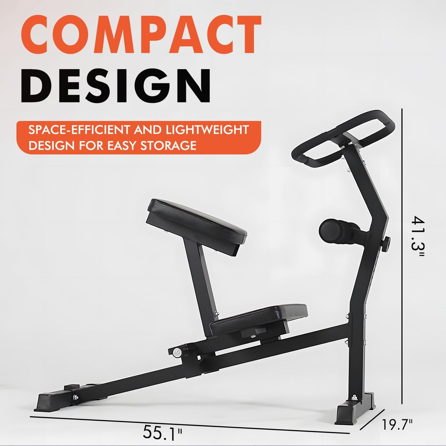 GMWD Stretch Machine, Full Body Stretching Equipment for Lumbar Stretching, Adjustable Leg Stretcher Machine, Lower Back Pain Relief, Flexibility Trainer, Improved Posture Correction, Rehab