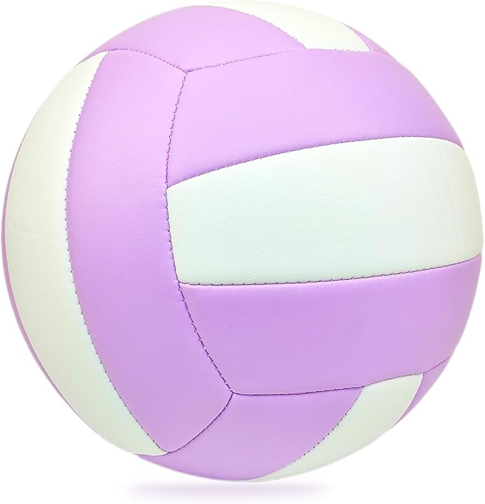 Official Size 5 Soft PU Waterproof Volleyball for boy and Girl and for Adult Indoor Outdoor Beach Training Ball and Game Ball or Beginner Teenager