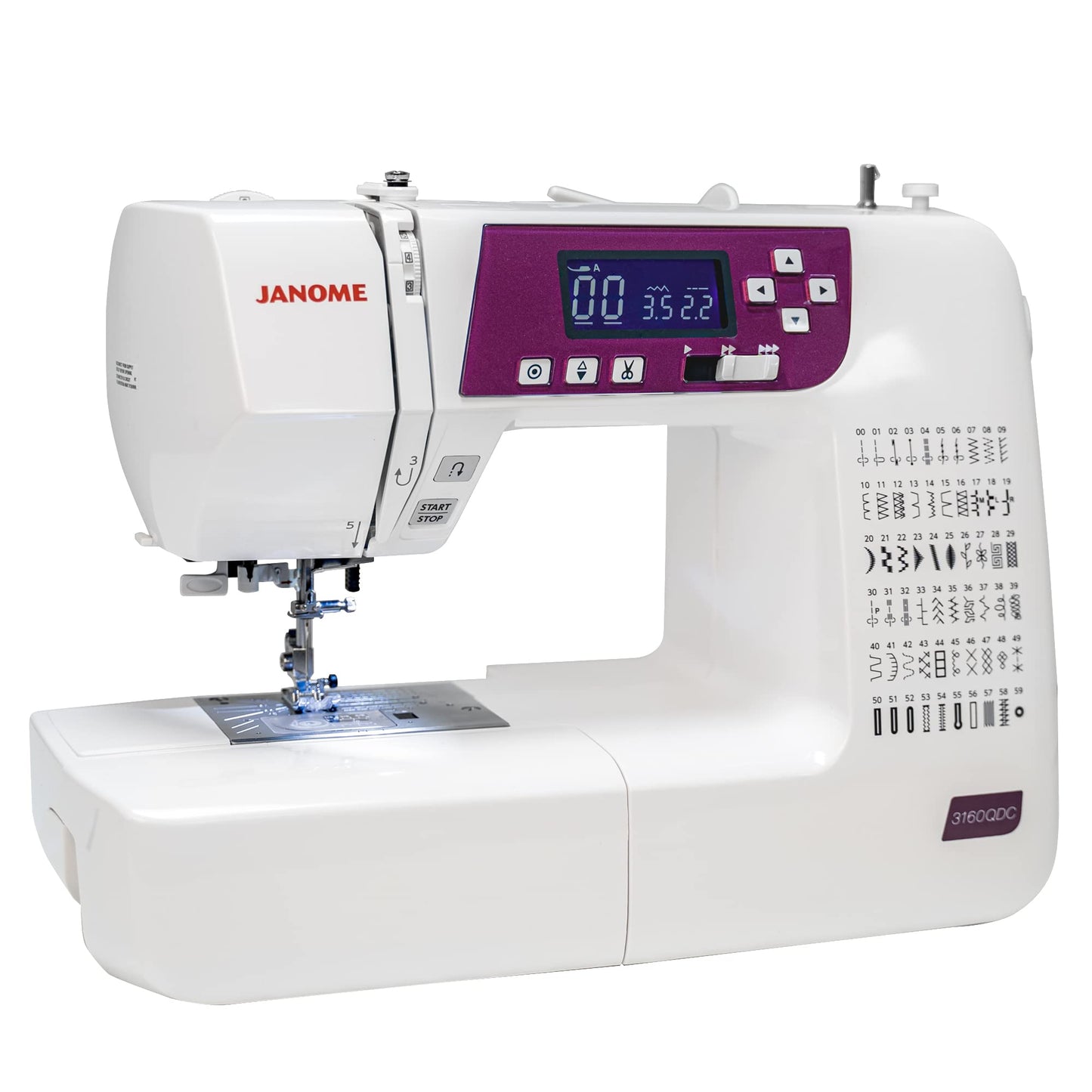 Janome 3160QDC-G Sewing and Quilting Machine with Bonus Quilt Kit!