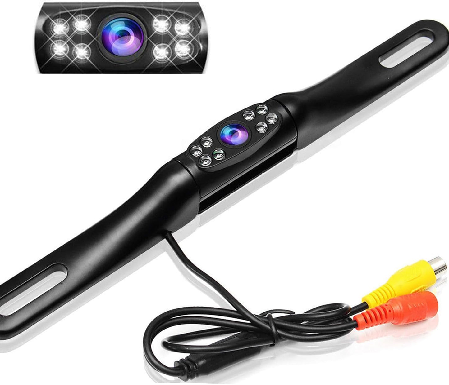 Kairiyard 170 License Plate Backup Camera, Waterproof View Rear View Reverse Camera Night Vision Back up Camera Systems