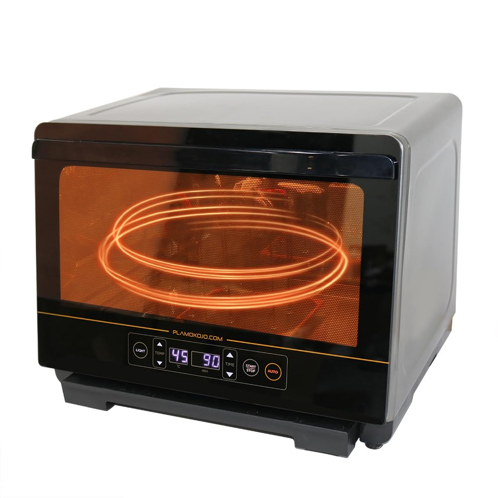 Model Hand-Painting Booth with Hot Air Dryer - LED Light, Timer, Strong Exhaust & Storage Tray for Art Crafts, Mini Collectibles