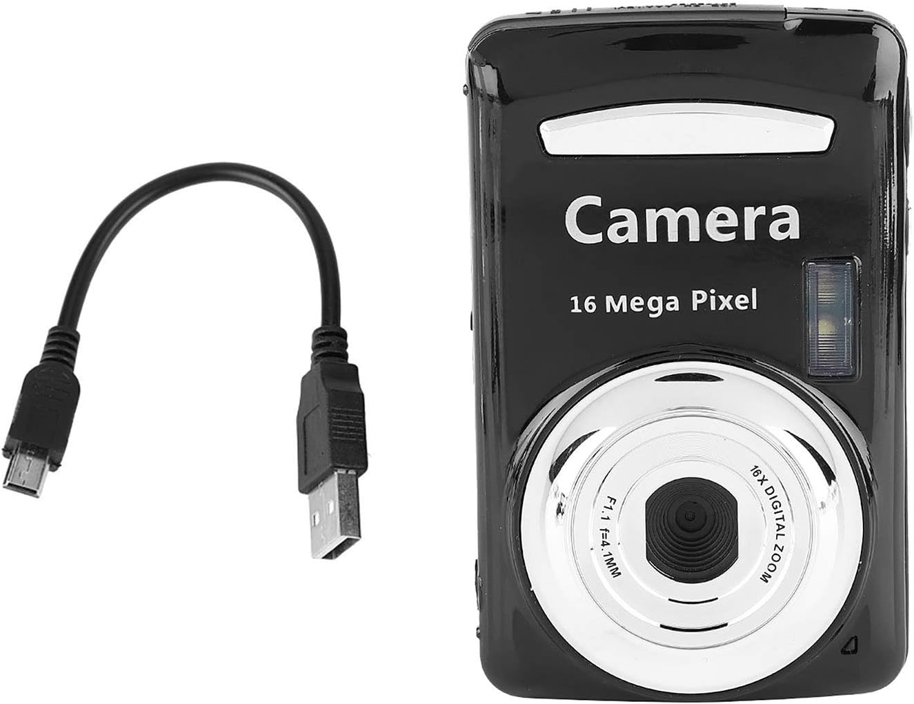 Cocoarm 720p 16mp 2.4 Inches Mini Digital Camera, with LCD Screen, Black, for Boys Girls Teens