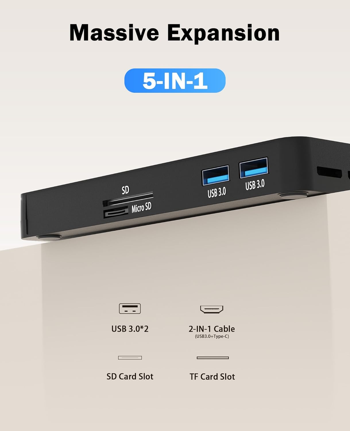 Wbacon 5 1 3.0 XP/7/8/10/11 in External DVD Player For Laptop with LightScribe DVD Burner CD Rom External CD/DVD Drive