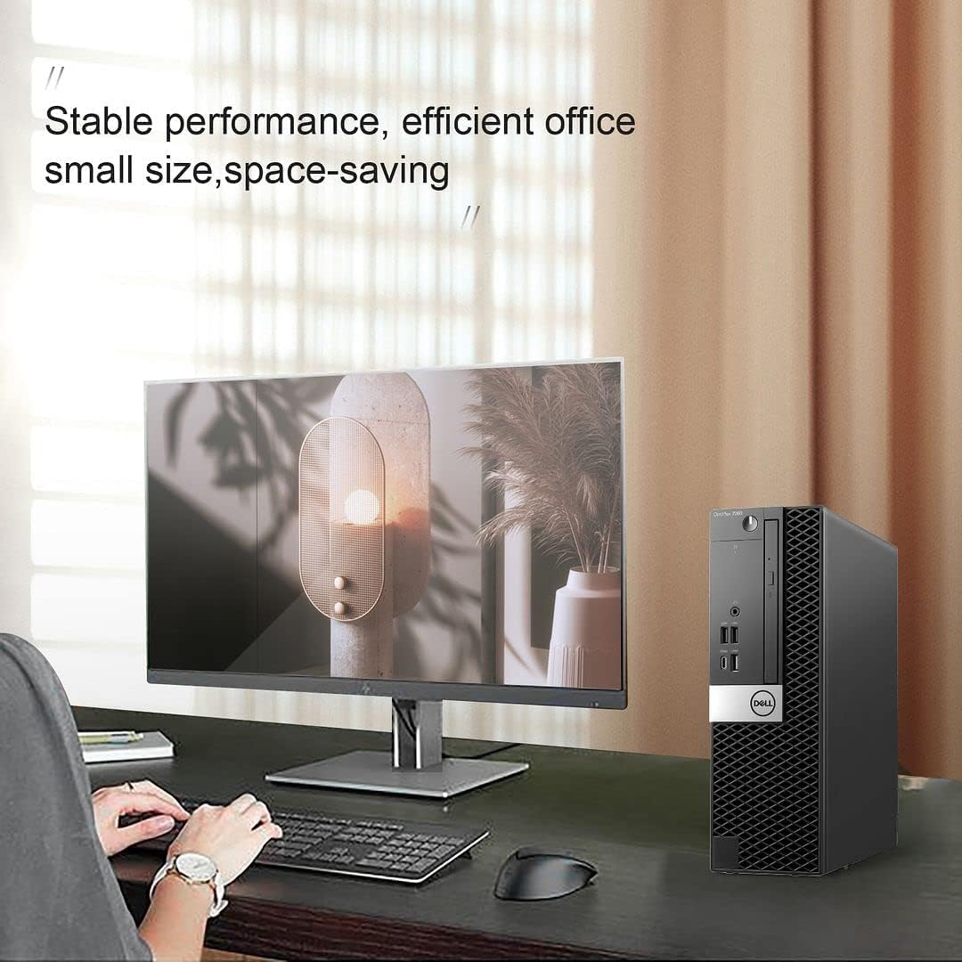Dell OptiPlex 5060 SFF Bussines Desktop Computers, Intel 6-Core i5-8500 3.0 GHz Turbo 4.10GHz, 16GB DDR4 Ram, 512GB SSD, Keyboard & Mouse, WiFi, 4K Support, Win 11 Pro, Black (Renewed)