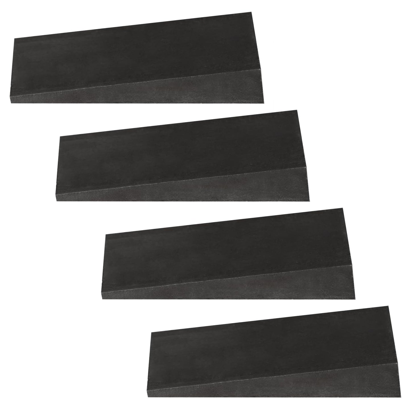 eoere 4 PCS Metal Beveled Washers, 4" x 2" Triangle Flange Wedges Shim for Leveling, Underpinning, Carbon Steel