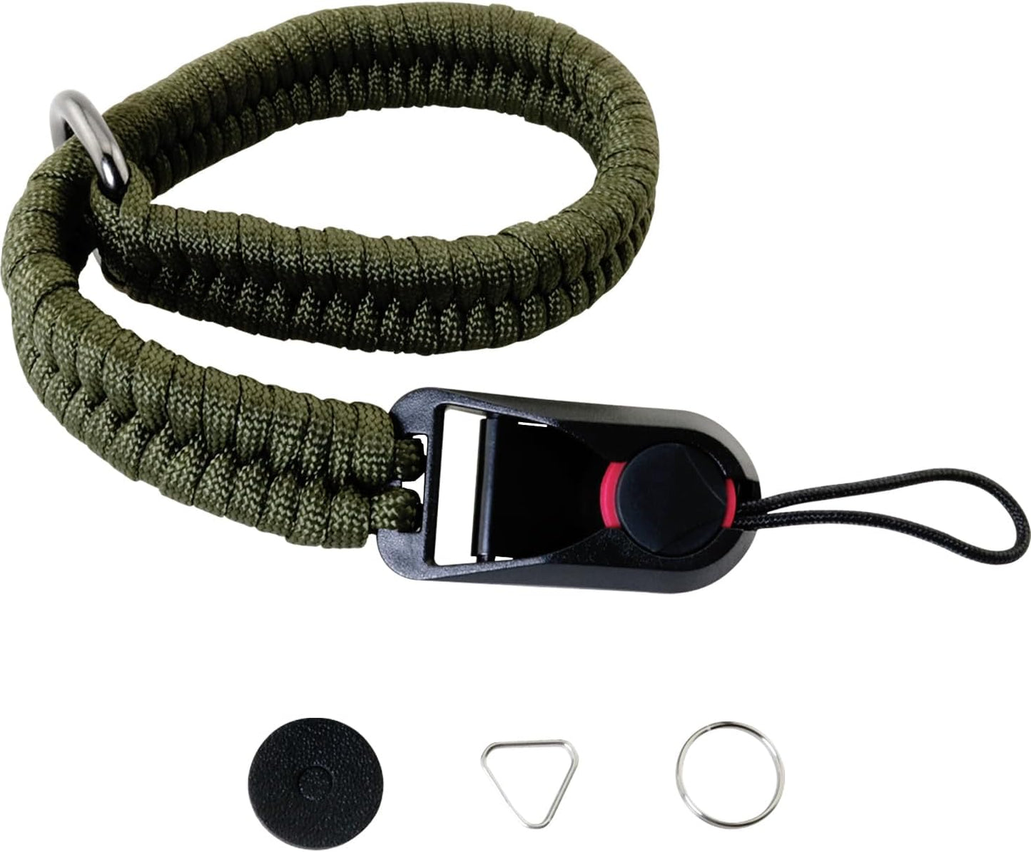 ZCZQC 11.81In 42G DSLR Camera Quick Release Wrist Strap Adjustable Braided Lanyard Length Weight Wrist Strap With Safer
