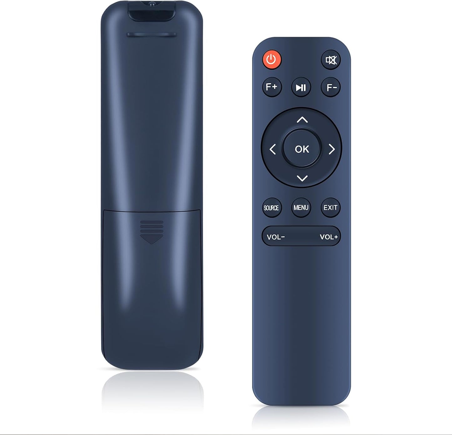 WDZP E1 1080P 4K New Projector Remote Control Replacement fit for NICPOW Full HD Supported Portable Bluetooth