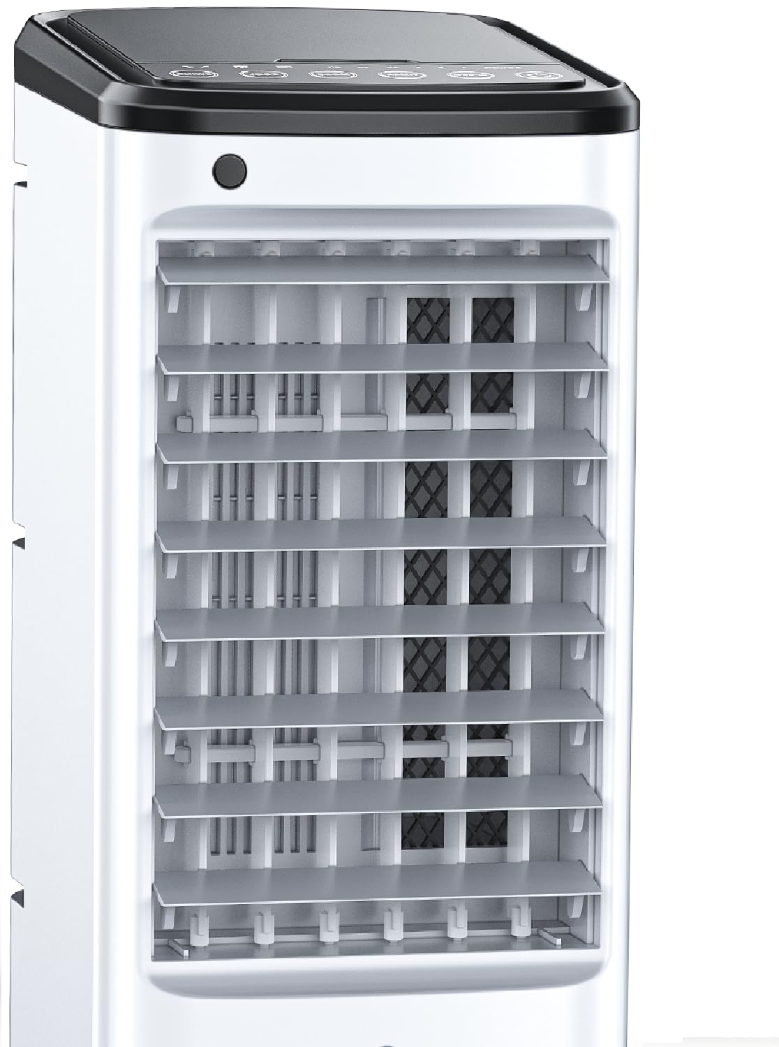 CENSTECH Windowless Air Conditioner with 6 Ice Packs, 3 Modes & 3 Speeds Swamp Cooler Air Conditioner, 12H Timer, 4L Tank for 24H Cooling, Remote, Dual Tank Portable Air Conditioners No Windows Needed