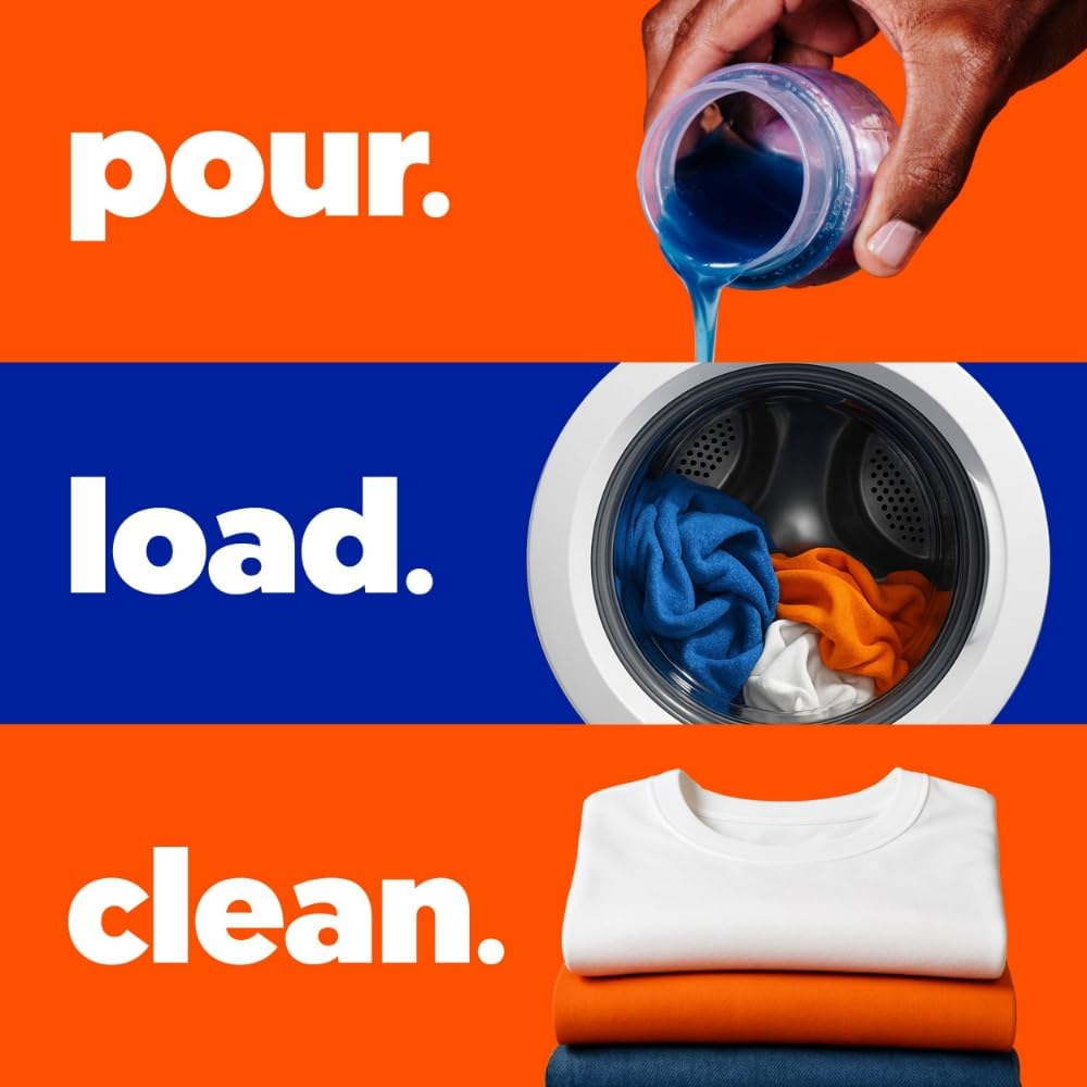 Tide Liquid Laundry Detergent - Original Scent, 64 Loads, 80 FL OZ | Powerful Stain Removal