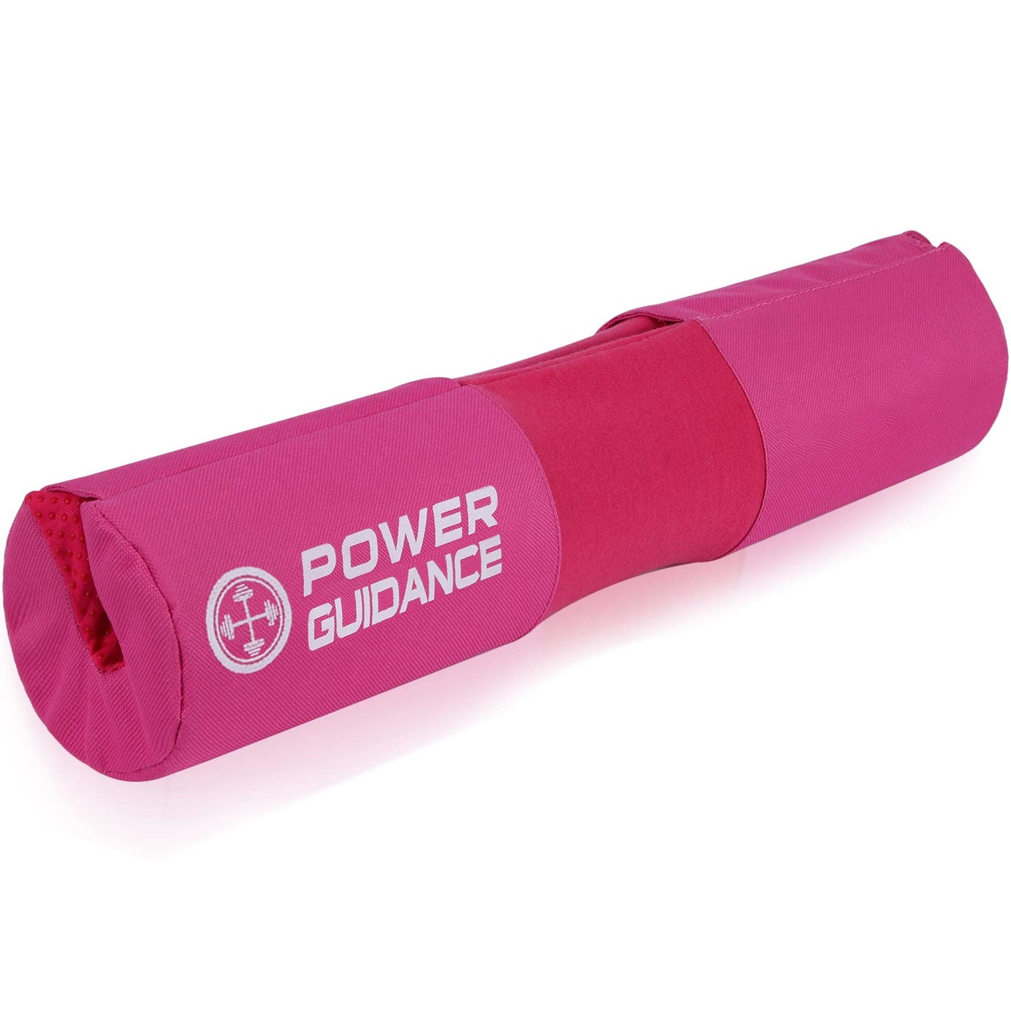 POWER GUIDANCE Barbell Squat Pad - Neck & Shoulder Protective Pad Anti-Skid Points for Squats, Lunges, Hip Thrusts, Weightlifting - Fit Standard and Olympic Bars, Pink