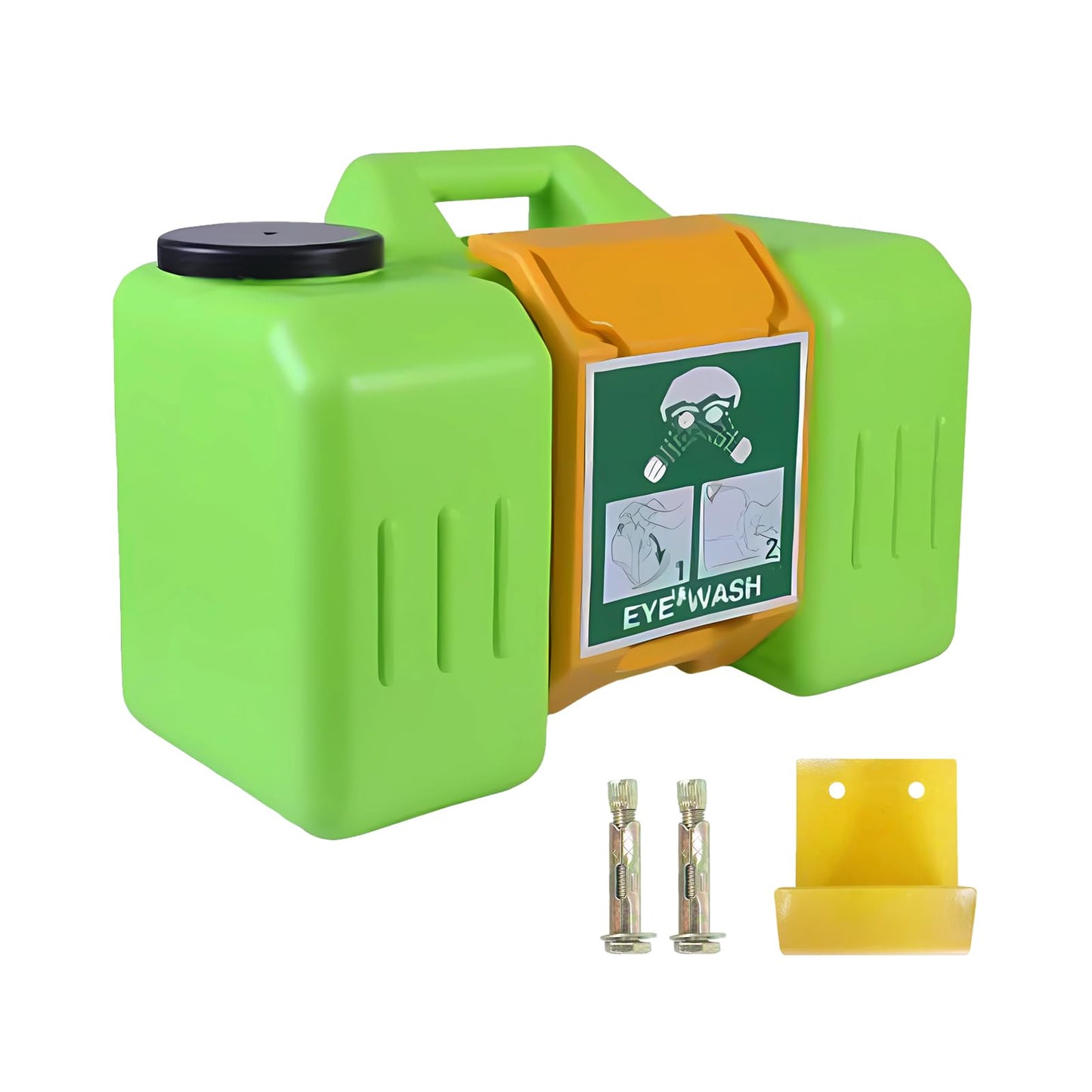 GOL-SIV 9Gallon Portable Eyewash Station Units - OSHA Approved Emergency Eye Wash Stations Wall Mounted,First Aid,Lasting for 15 Minutes