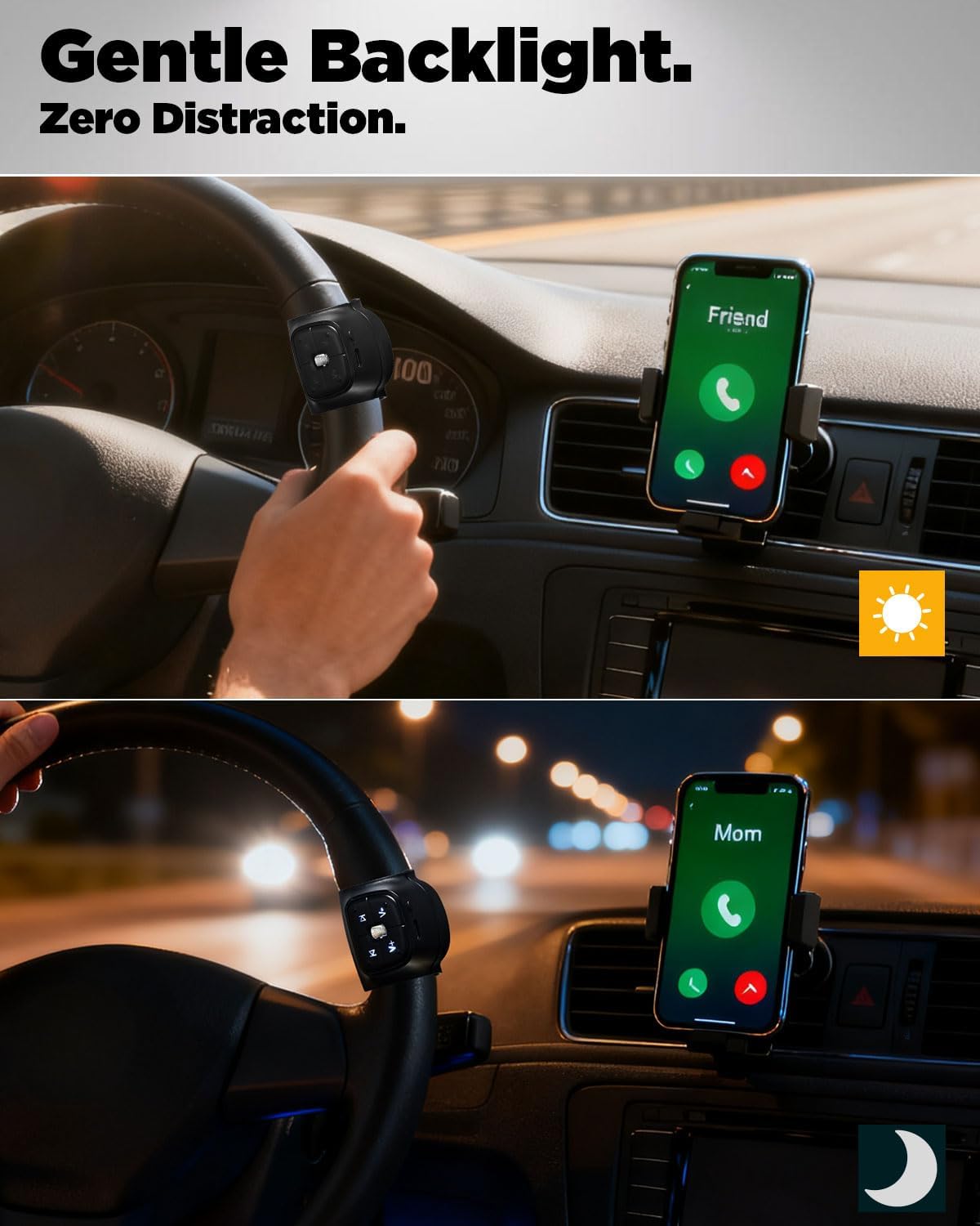 Fueiyita 16 Pro/16 Media Button Remote Selfie Control for Steering Wheel Car Type-C Charging Liking Short Videos While