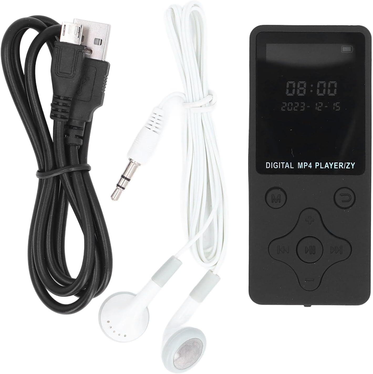 Yunseity 64GB MP3 1.8 Inch Mp4 Mp3 Player with BT and, LCD Screen Player with Spotify, HiFi Lossless Portable HiFi