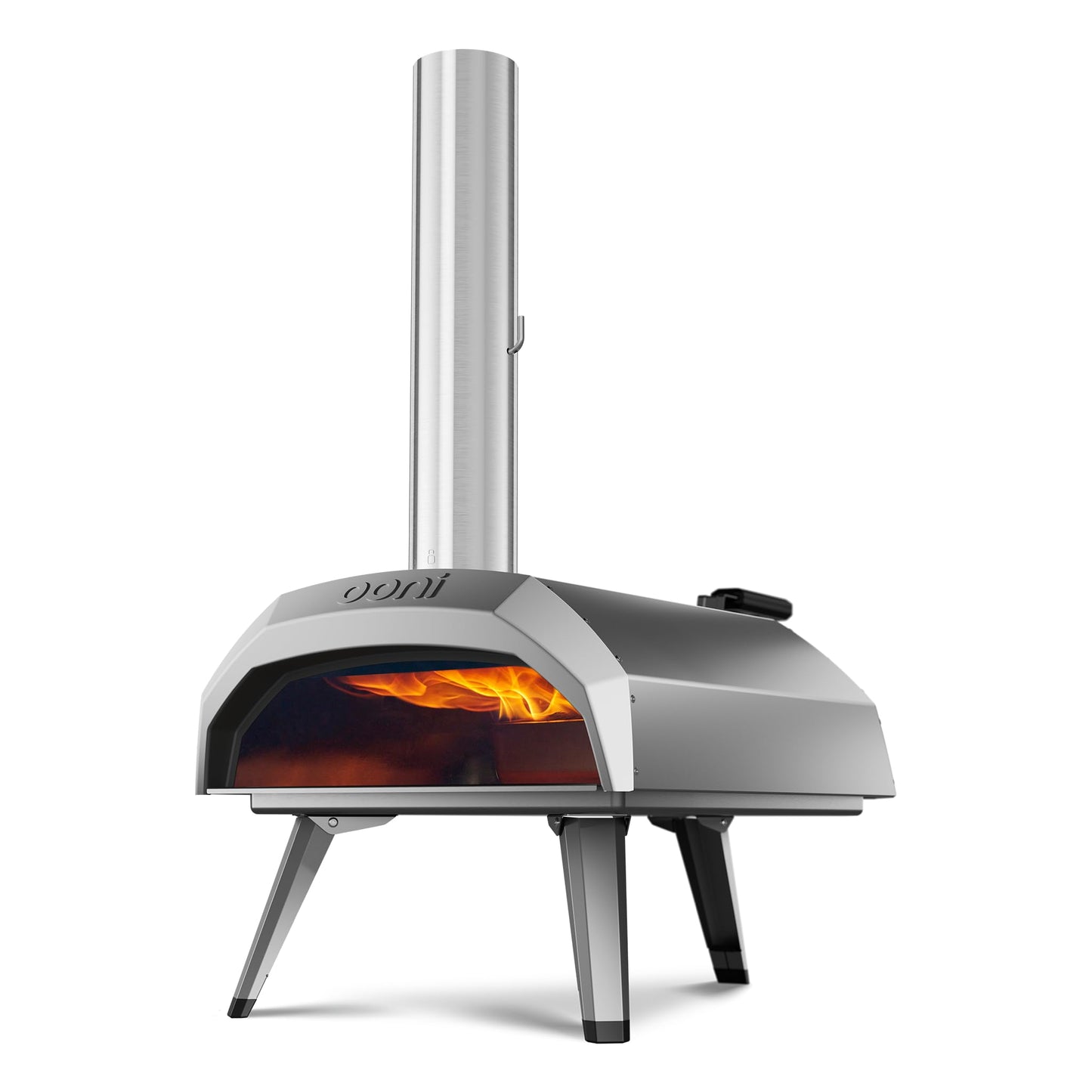 Ooni Karu 12 Multi-fuel Outdoor Portable Pizza Oven - Reaches 950°F and Cooks 12 Inch Pizzas in 60 Seconds. Versatile Wood or Propane Gas Fired Grill with Pizza Stone