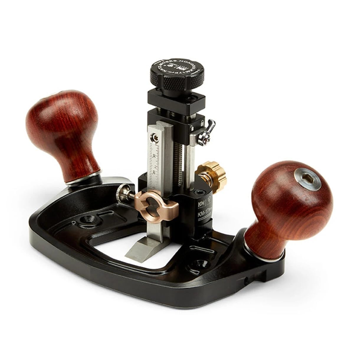 HONGDUI Router Plane Handheld Woodworking Tool Quick Adjust Depth with Depth Stop Woodworking Router Plane for Cutting Grooves Mortise Tuning Joinery