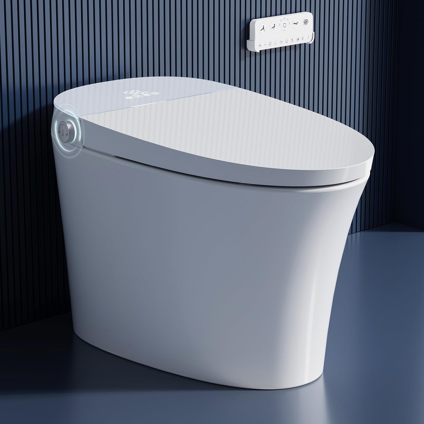 Uncle Brown Smart Toilet UBST12U, Luxury Bidet Toilet with Hygienic Water Cleanse & PlasmaClean Technology, Powerful 1000g MaP Flush Score, ADA Height, Auto Lid, Foam Shield, Safe Comfort