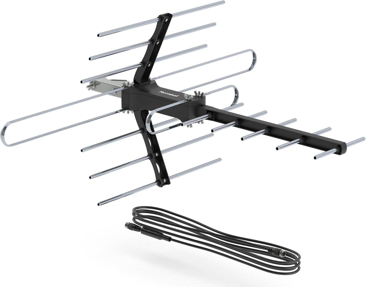 Mornixol 70-Mile 4K, 1080P, Outdoor TV Antenna, Range Digital TV Antenna, Easy No-Tools Installation
