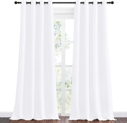 NICETOWN Blackout Curtains - Sea Teal Thermal Insulated Drapes, Set of 2, 55 x 108 Inch