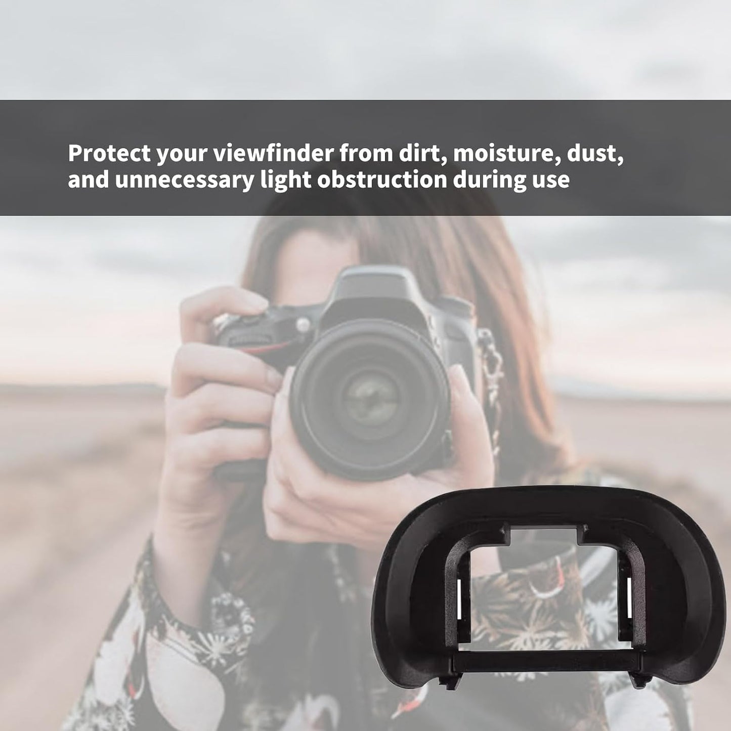 YWLUUOO EP18 Comfortable Silicone Eye Cup Eyecup for Precise Viewfinder Protecting in Outdoor Photography Camera