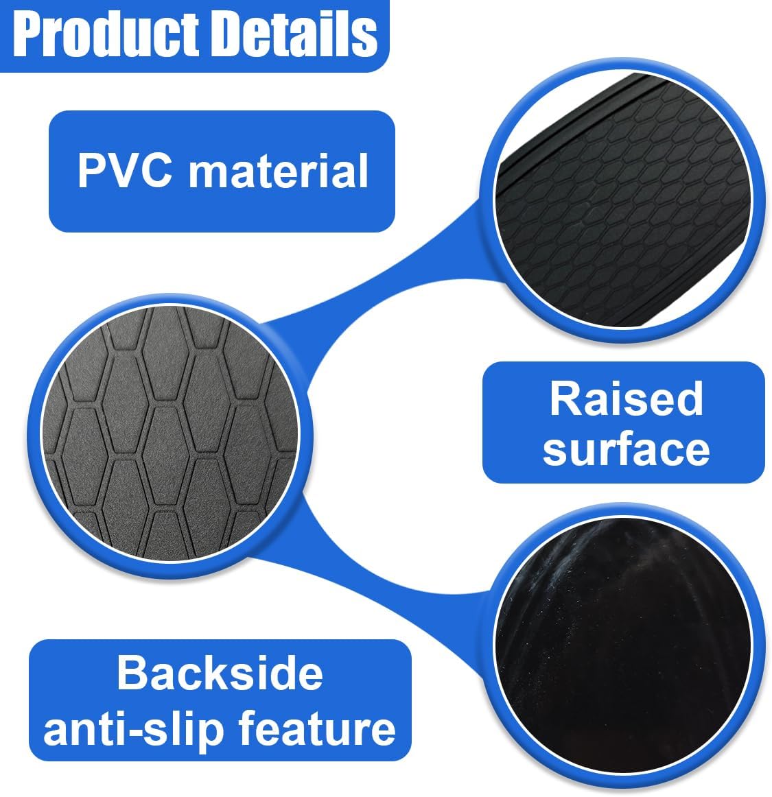 Craedli 11.33.5 Inch Car Dashboard Anti-Slip Mat, Anti-Slide Sticky Dash Pad Car Strong Gripping Mat, Non Slip