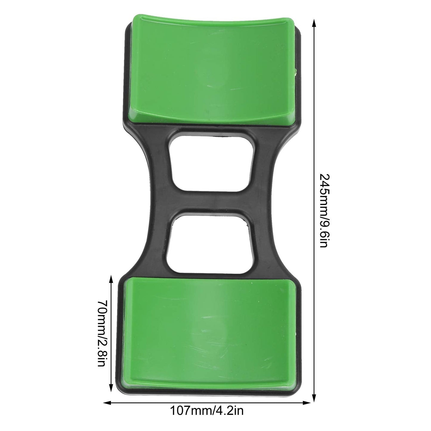 Gavigain Dumbbell Bracket Mat,Home Dumbbell Frame Stand Prevent Rolling Dumbbell Rack Holder(1Pair)