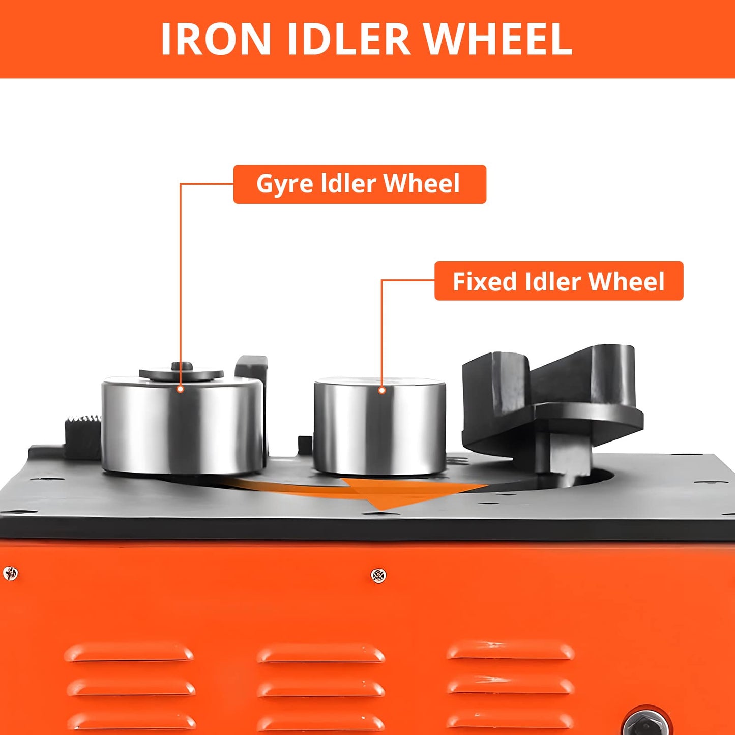 1600W Electric Rebar Bender Machine up to 1 inch with Our Electric Bender - Achieve 0-180° Angles, Operate with Convenient Foot Pedal Switch, and Benefit from Powerful Motor