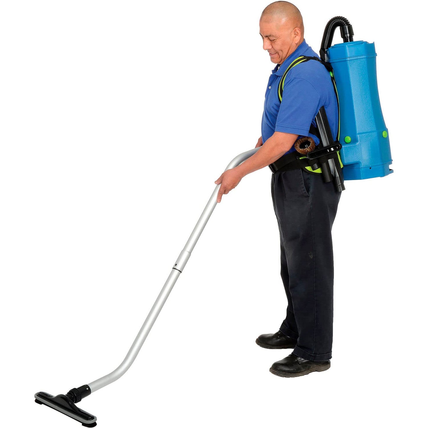 Global Industrial Commercial HEPA Backpack Vacuum with 8-Piece Tool Kit, 1-1/2 Gallon Capacity, 1500 Watt, 120V, 50'L Power Cord, Lightweight & Quiet 63 dB