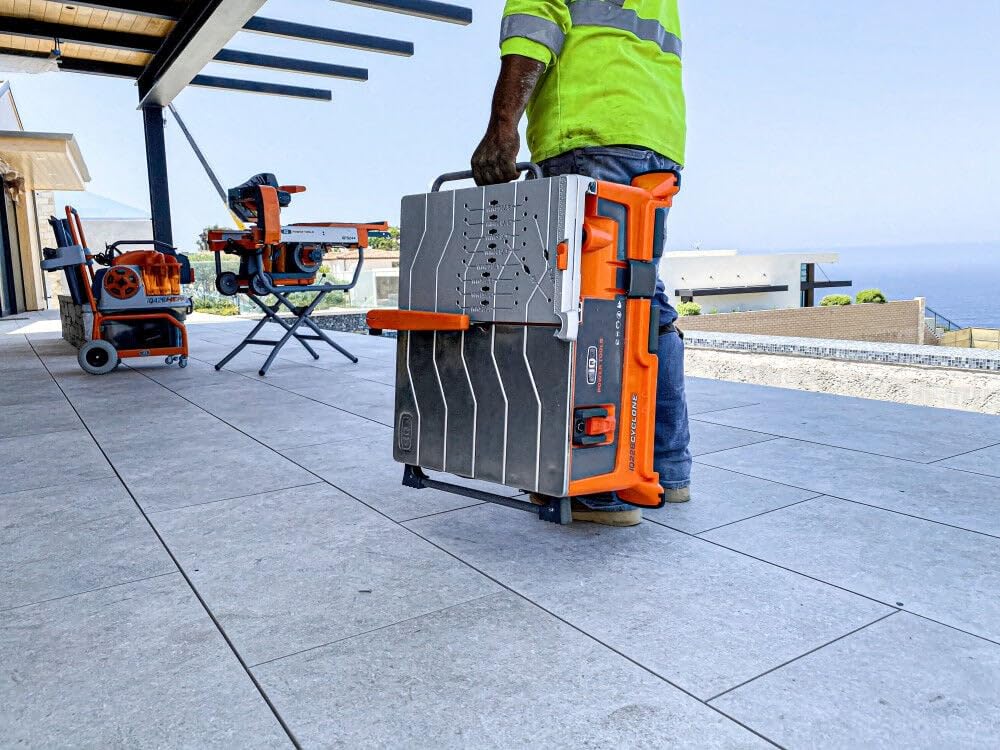 Iq Power Tools 7 Inch Dry Cut Bench/tabletop Tile Saw With Integrated Dust Control And New Tru-Cut System