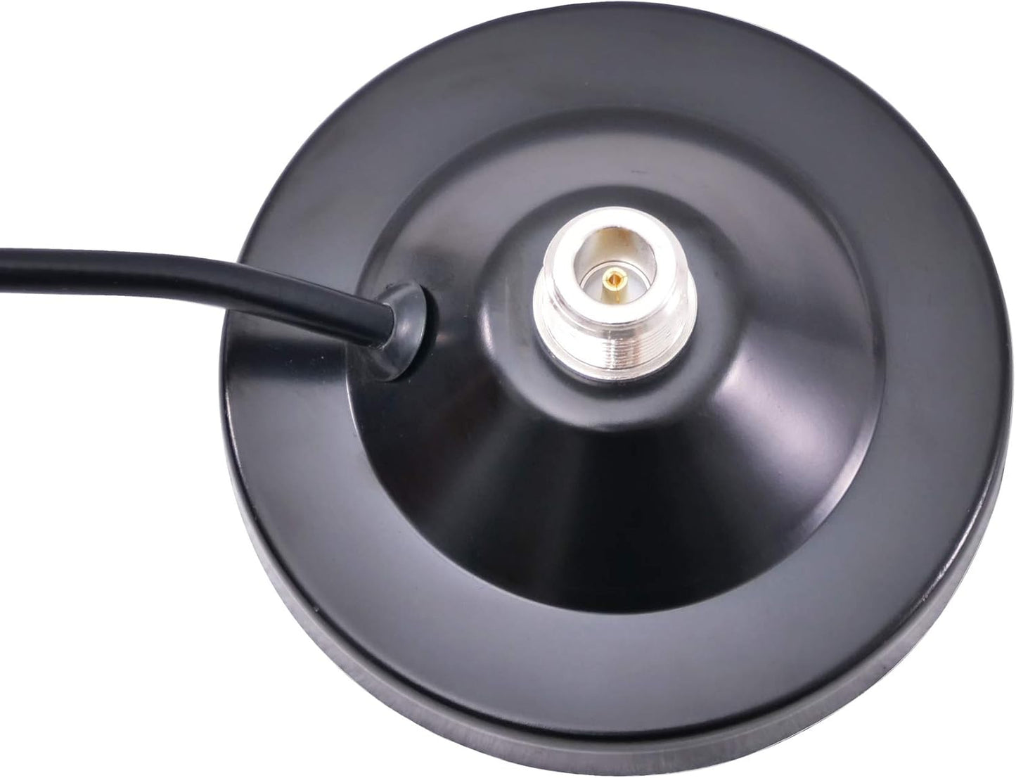 Gabil 16.4ft RG-58U 3.5" 50Ohm N-Type Magnetic Antenna Mount with Cable | Base for Mobile Two-Way Radios, Ham, SDR