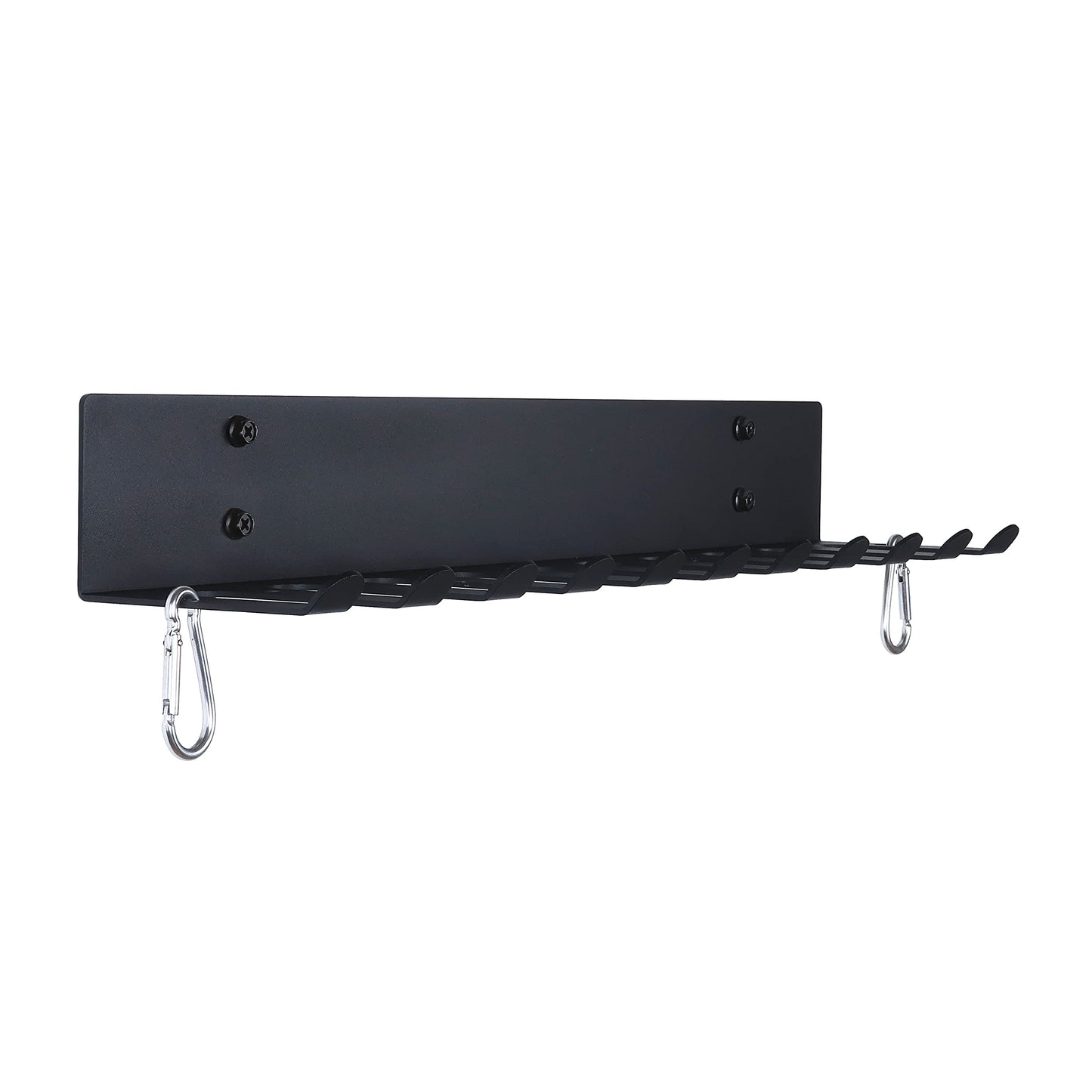 Topsair Gym Storage Rack Resistance Band Rack Wall Mount Barbell Rack Heavy Duty Home Gym Storage Rack for Gym Equipment, Exercise Bands, Lifting Belts and Jump Ropes, Gym Accessories (11 prongs)