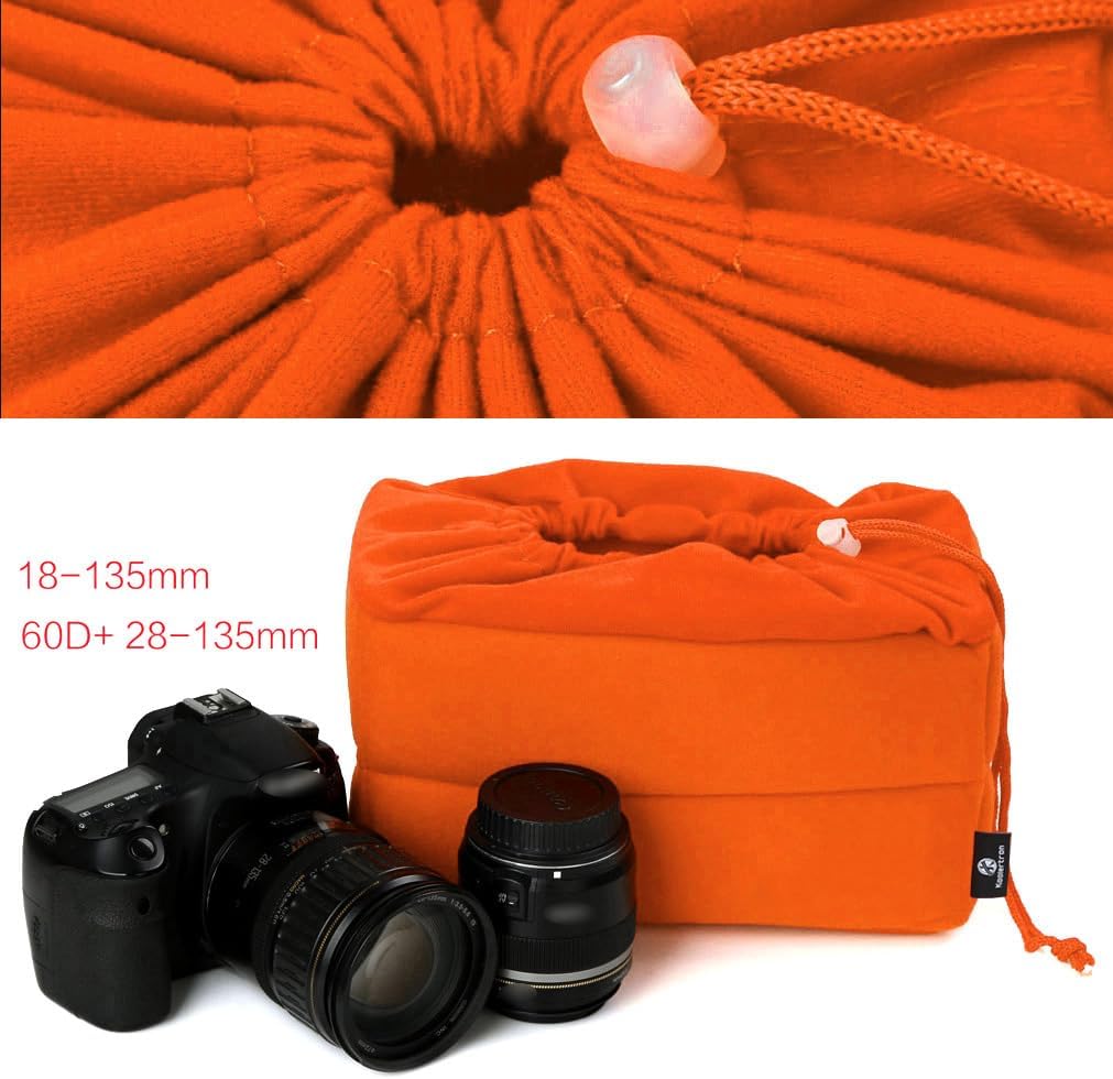 Koolertron Shockproof Camera Photo Bag for SLR TLR Camera Insert Partition Padded Case,Can be Put Directly Into the SLR