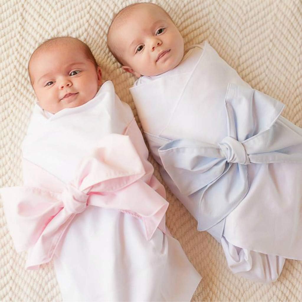ZROSIN Newborn Baby Cloth wrap, Maternity Pink Bow Waistband, Baby wrap Cloth