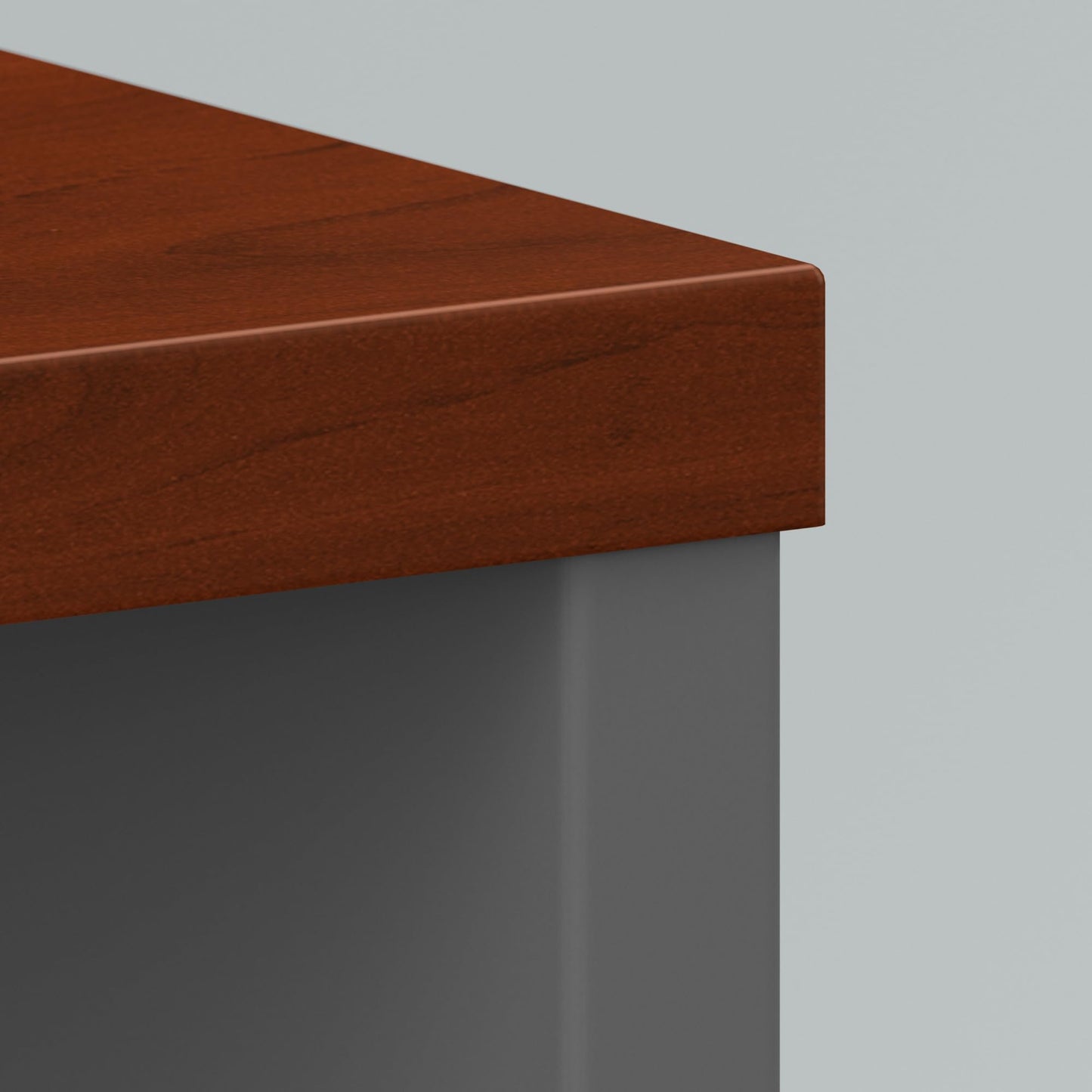 Bush Business Furniture Series C 72W Credenza Desk in Hansen Cherry, Large Computer Table for Home and Professional Office