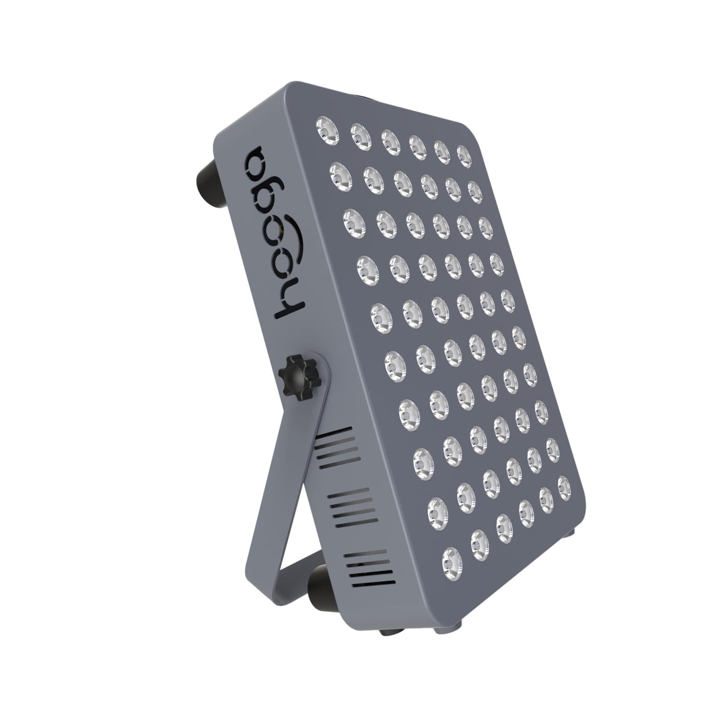 Hooga Red Light Therapy Panel – 660nm Red & 850nm Near Infrared Light Therapy Device, LED Light Therapy Lamp for Face & Body, 60 LEDs, Timer, Stand, Carrying Handle – HG300