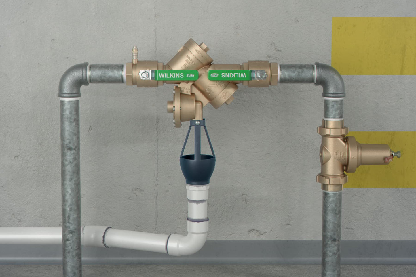 Zurn Wilkins 112-975XL2 1-1/2" 975XL2 Reduced Pressure Principle Backflow Preventer