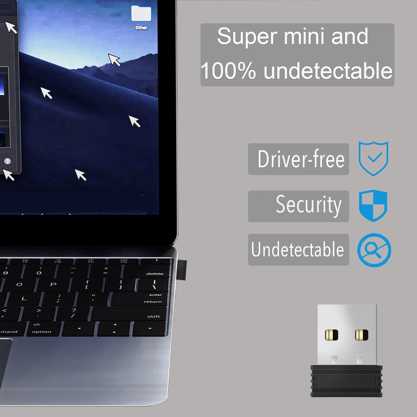 Mirweon Discreets USB Jigglers For Continuous PC Activity For Online Meetings And Courses Homes Assistant Tool