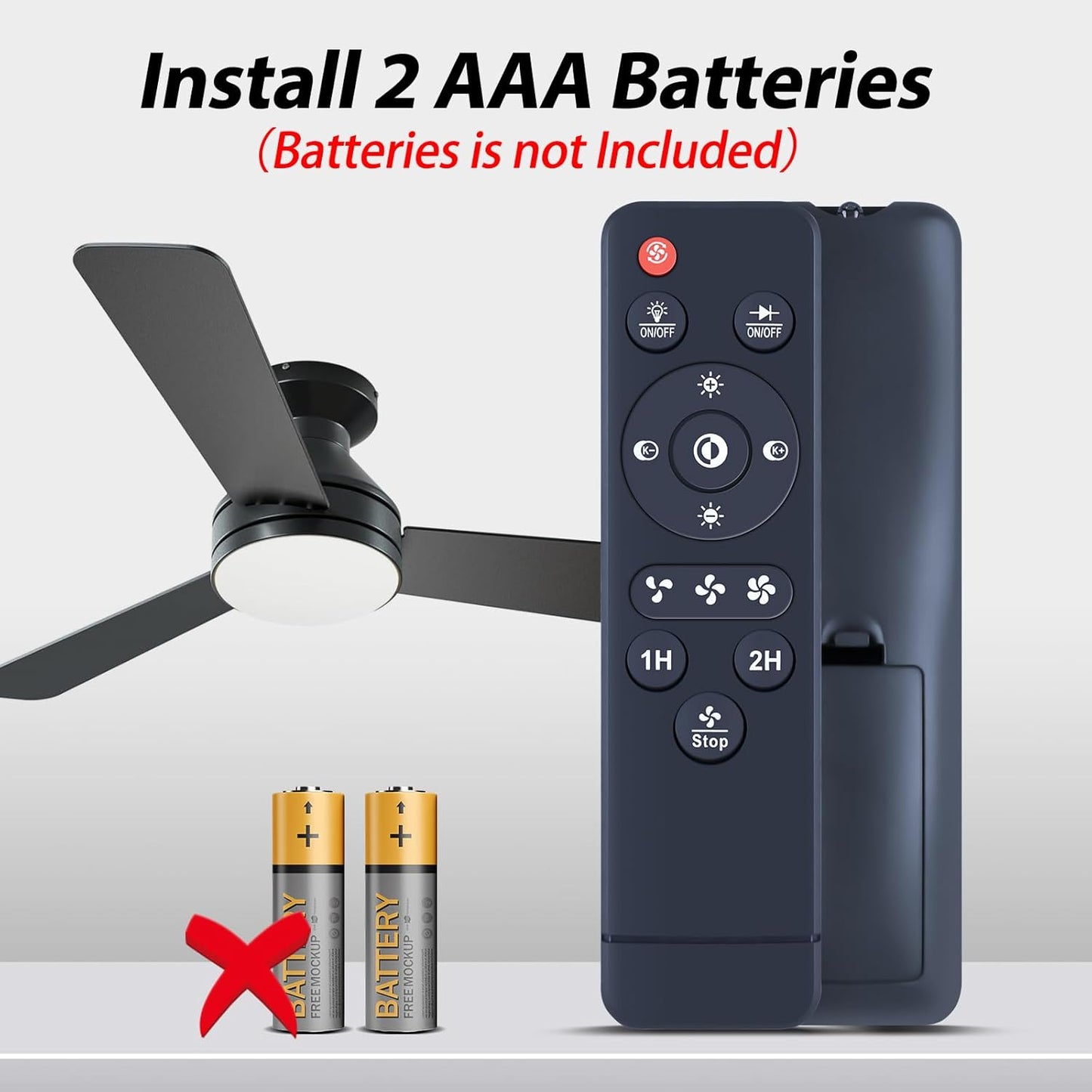 WDZP B7865 B7870-RGB B7611-RGB New Fan Replacement Remote Control Applicable for Mpayel Ceiling Fan Light