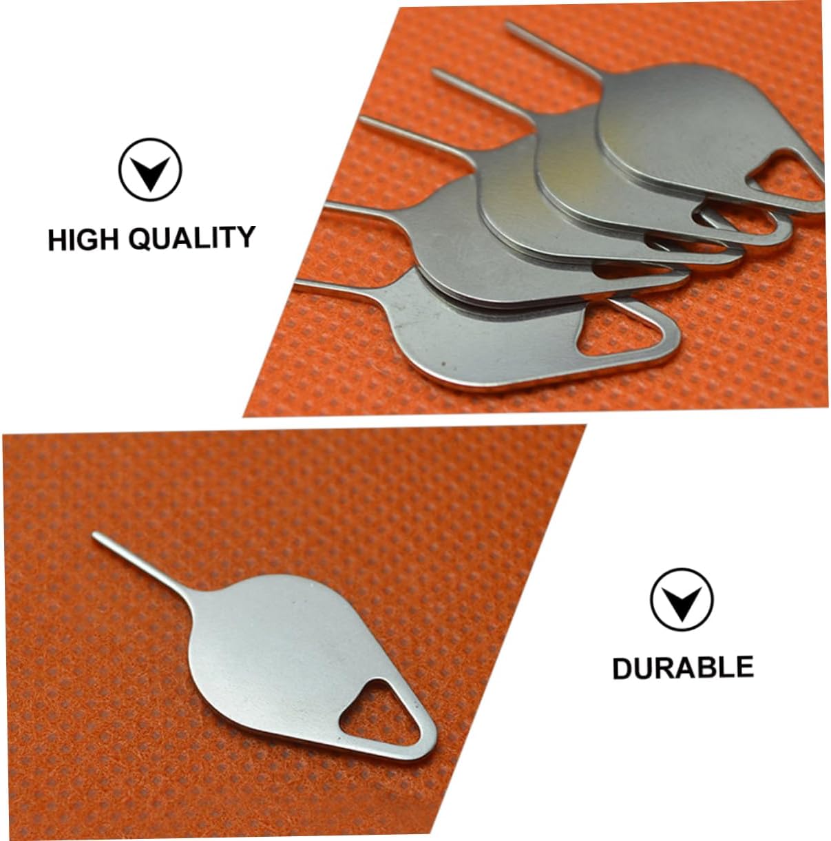 200pcs jojofuny Sim Tray Remover Tool for Cell Phones Sim Ejector Pin Easy to Use Portable