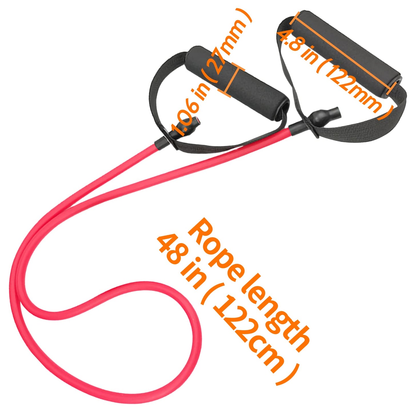 Rhinenet 3PCS Resistance Bands with Handles Strength Bands Exercise Bands Set with Handles Elastic Bands Workout Bands for Working Out Strength Training Muscle Toning Door Anchor and Workout Guide